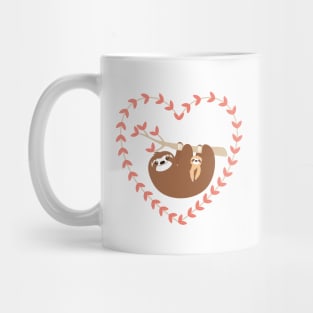 Mom and Baby Sloth Mug